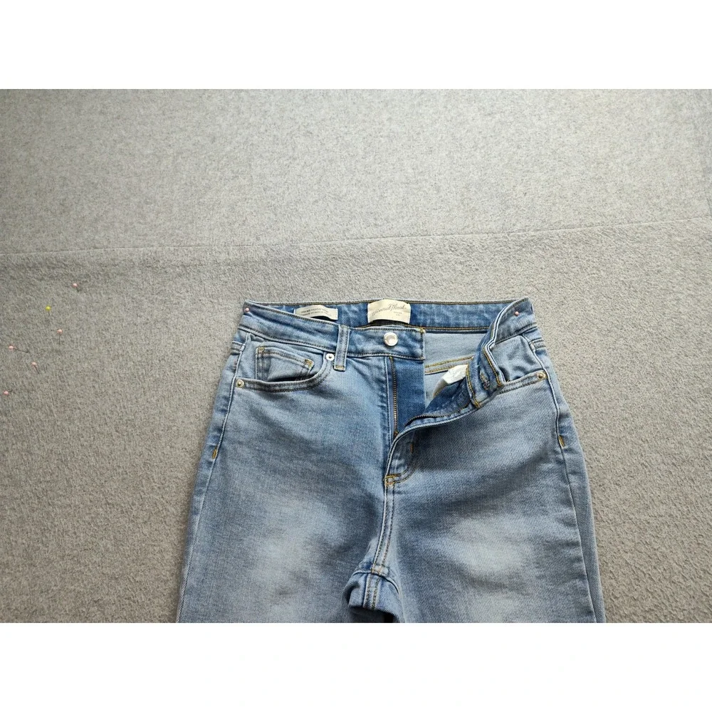 Universal‎ Thread Women Jean 6R Blue Denim Skinny Ankle High Waist Light Wash
